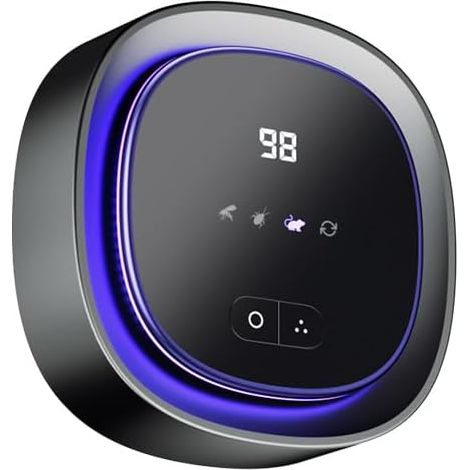 Ultrasonic Pest Repeller - LED Ultrasonic Mice Repeller, Professional Plug-In Pest Control Deterrent Solution,Perfect for Mice, Rats cockroaches, ants, spiders, crickets, fleas & silkworms (1/4)