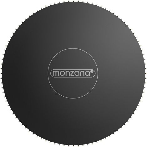 MONZANA® Premium Trampoline Jumping Mat - Reinforced 8-Fold Stitched Safety Mat - Weatherproof & Tear-Resistant Replacement Bed for Round Trampolines 6ft-14ft 244cm (de)