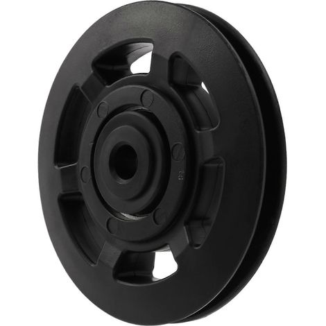 95mm Black Pulley Wheel Cable Gym Equipment Part Wearproof (1/5)