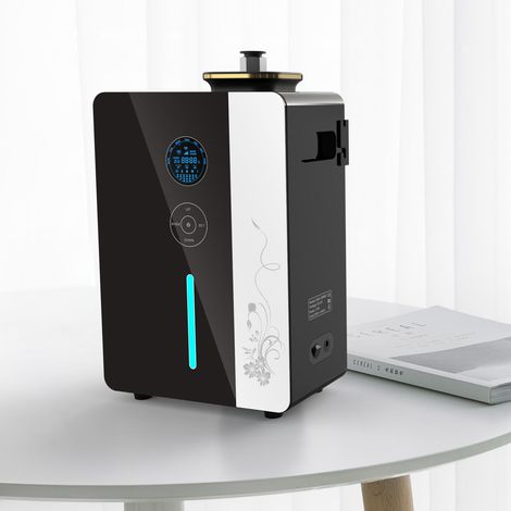 Diffusore di oli essenziali intelligente da 800 ml con connessione Wi-Fi e controllo tramite app, ideale per la diffusione di aromi in ambienti ampi, dotato di luce e indicatore del livello dell'olio. (1/4)