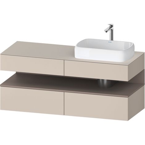 Duravit Collection One Meuble sous-vasque sur console, 2 tiroirs,