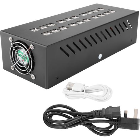 Chargeur rapide haute puissance 40 ports USB Hub station de charge pour téléphone/tablette (AU 100-240V) (1/5)