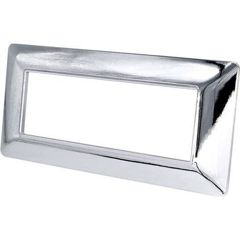 Placchetta per interruttore a 7 posti argento cassetta 507 compatibile con btcino matix supporto cover (1/2)