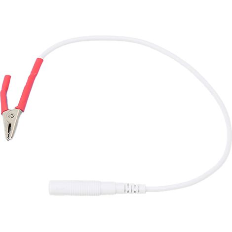 Lot de pinces crocodile pour électroacupuncture, câble de test avec électrodes, accessoires électroniques rouges. (1/5)