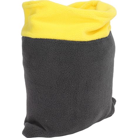 Niche pour chat, sac de couchage auto-chauffant, tapis chaud épais pour petit chien, jaune, lit d’hiver (1/5)