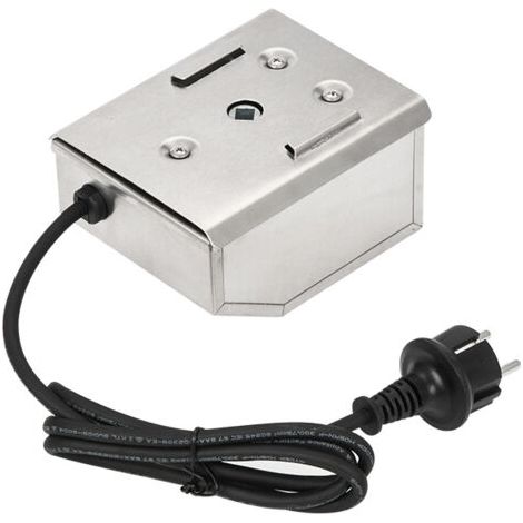 électrique Moteur pour barbecue en Acier Inoxydable pour barbecue Tourne Broche, BBQ Rôtisserie, (2,5-3) U/m, 50/60 Hz de 4 W, 220/240 V