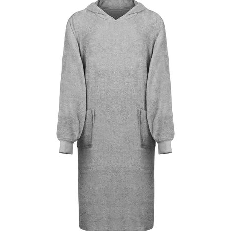 vidaXL Sweat à capuche couverture KINN Gris XL Coton (1/5)