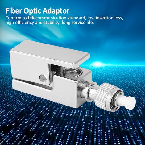 Coupleur fibre optique connecteur FC carré adaptateur fibre nue basse perte d'insertion FC (1/5)