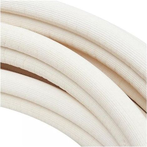 1/4" 3/8" Isoliertes Rohr Klimaanlageninstallation Doppelpaar-Spulen-Split-Tube-Wasserrohr 5 Meter (1/2)