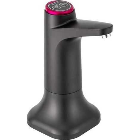 Distributeur d'eau électrique avec pompe pour bouteille – pour maison, bureau, cuisine, camping – fonction charge USB, compatible tous types de bouteilles (1/5)