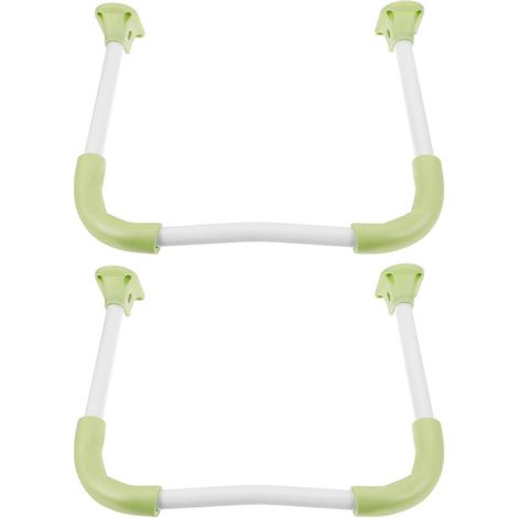 Pieds de table pliables, robustes, adaptés aux tables, en fer et nylon, avec 8 mini pieds de table. (1/5)