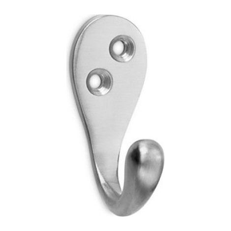 Porte-manteaux Classique En Laiton Niquel Satiné (blister) Inofix (1/3)