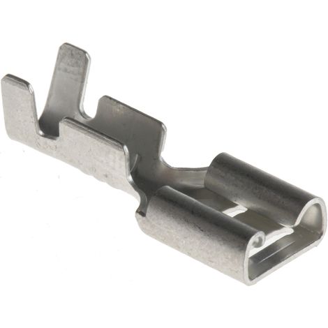 Rs Pro – Cosse électrique non-isolée – Configuration à sertir – Section conducteurs 0.5 à 2mm² – Laiton plaqué pour connexion durable (1/3)