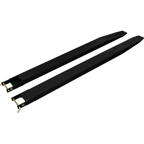 Schefer Gabelverlängerung für Gabelstapler 2 Stück Gabelzinkenquerschnitt 125x45mm Gabellänge 2400mm