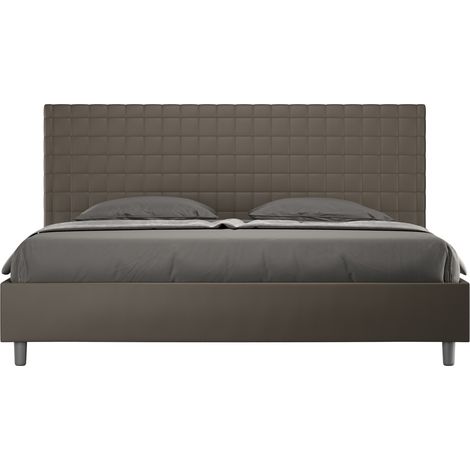 Cama de matrimonio king size 180x200 contenedor de diseño Sunny K Color: Marrón - Versión: Modelo estándar (1/5)