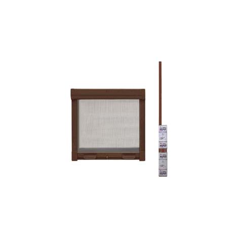 ZANZARIERA KIT A MOLLA FRIZIONATA COLORE MARRONE cm. 80x170h.    VETTE