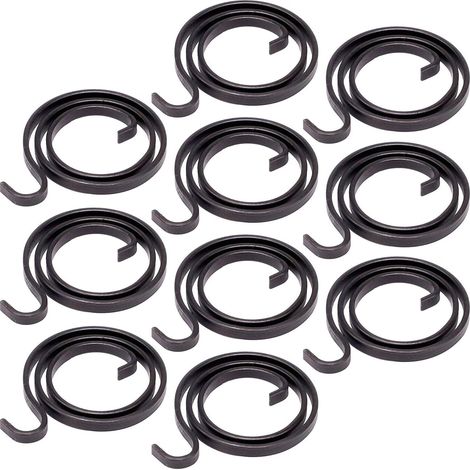 10 Pièces Ressorts de Poignée de Porte 1.9 Tours Bobine Interne de Poignée 2.9mm de Largeur pour Remplacement de Pièces de Poignées et Serrures (1/5)