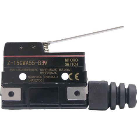 Comprend un interrupteur de fin de course Z-15GWA55-B5V et un interrupteur de frein d'ascenseur Z-15GQA55-B5V étanche. (1/4)