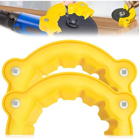 Lot De 2 Drill Bit Sharpener, Outil d'affûtage de forets, Affuteur de foret pour meuleuse, Affuteur de Forets Polyvalente, Affûteuse De Mèches Pour Toutes Les Mèches (A) (1/5)