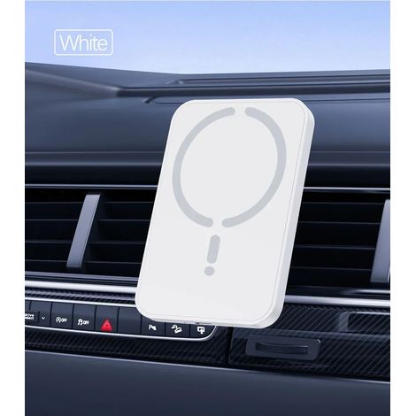 Chargeur de voiture magnétique sans fil 30 W avec ventouse pour iPhone 12, 13, 14, 15 et 16 Pro Max MagSafe, support de téléphone - AquaForge (1/5)