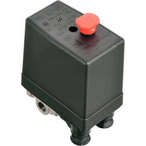 Pressostato PES4V12 8/10 bar 400 V (ingresso 1/4"+3x1/4") 4 vie NE-MA (1/3)