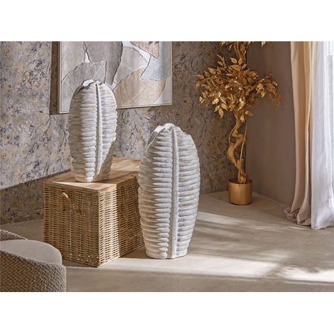Azibo Weiße Gefäßbox 70 cm 2er Set 35x24x70 cm (1/3)