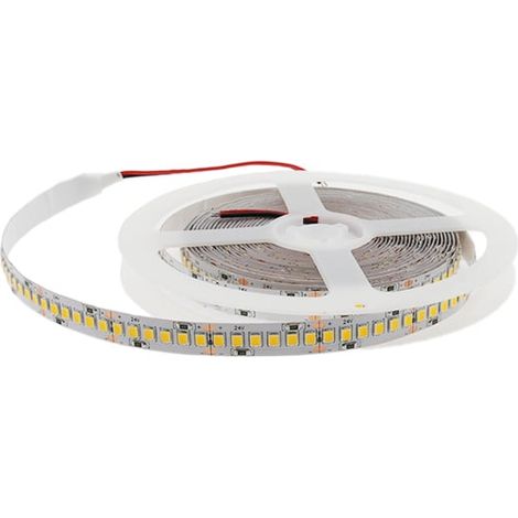 IluminaShop - Tira de LED 92,5W 24V DC SMD2835 204LED/m 18,5W/m IP20 (5 metros) Blanco Calido 3000K