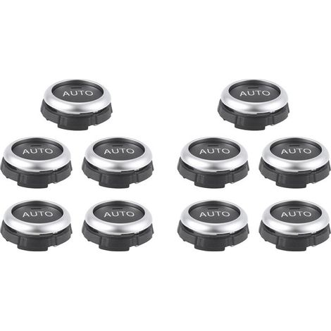 Kit de réparation pour 10 boutons de commande de climatisation compatibles avec BMW X5, X6, F10, F07, F02, F15 et F16 (61319393931)