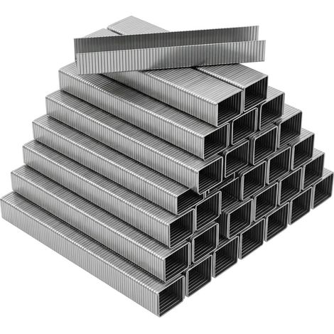 3840 Pièces Agrafes Type 53 11mm en Acier Galvanisé pour Agrafeuse (1/5)