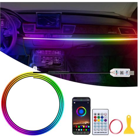 Auto LED Innenbeleuchtung 110cm RGB Ambientebeleuchtung mit APP-Steuerung (1/5)