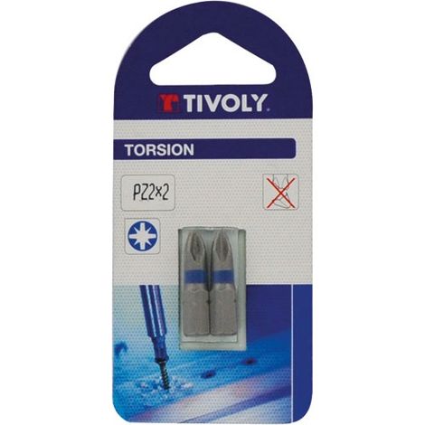Terminale torsione Pz 3 L25 blister da 2 - Tivoly