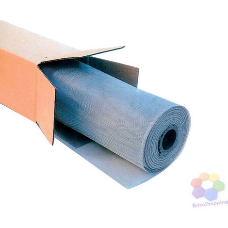 Moschiera alluminio altezza 80 cm foro 18 x 14 mm metri 30 zanzariera porte fine