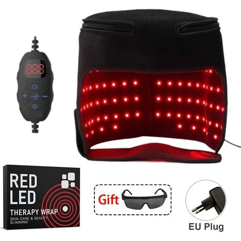 (Bonnet LED de croissance capillaire conforme aux normes européennes) Lot de 180 bonnets à lumière rouge pour la croissance des cheveux, lumière proche infrarouge 660 nm et 850 nm (1/5)