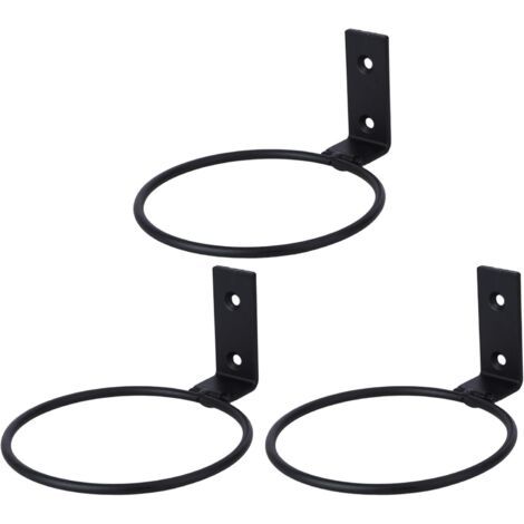 royaluxe -Lot de 3 supports muraux pour pot de fleurs (1/5)