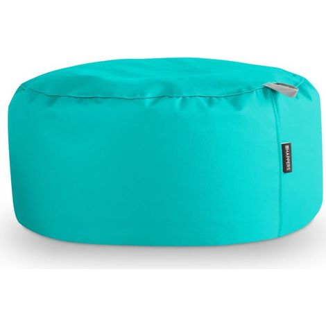 Puff Redondo Polipiel Indoor Turquesa Happers