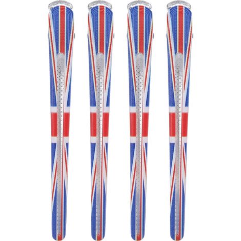 4 pinces à cheveux longs, clips de coiffage anti-dérapants, épingles pour sectionner les mèches, accessoire professionnel pour salon de coiffure. (1/5)