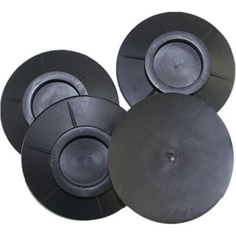 Pieds en caoutchouc pour machines à laver, lot de 4 (1/4)