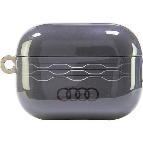 Funda Audi IML con diseño geométrico para AirPods Pro 2, color gris/gris AU-IMLAPP2-A6/D3-GY (1/5)
