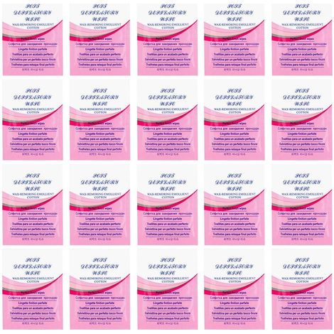 20 Lingettes Après-Épilation, Lingettes Nettoyantes Retrait Cire, Lot de 20 Lingettes Démaquillantes Cire pour Domicile & Salon (1/5)