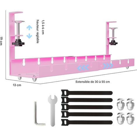 Sous la table cadre de câblage sous la table ligne de rangement ligne de finition table table rangée routeur stand Box walk Line God