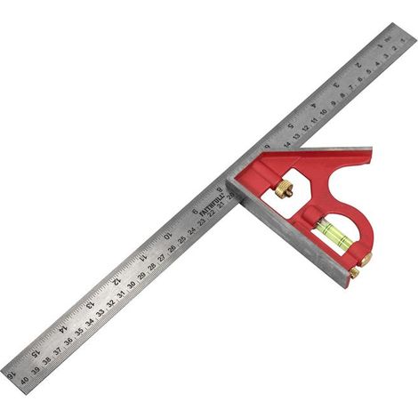 Faithfull 716F12 Combination Square 400mm (16in) FAICS400 (1/5)