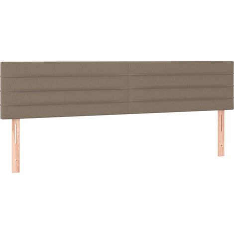 Maison Exclusive - Testiera Tortora 200x5x78/88 cm in Tessuto