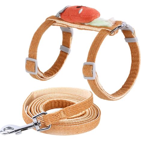 Cat Harness and Leash Kitten Harness Adjustable Leash for Walks (1/5)