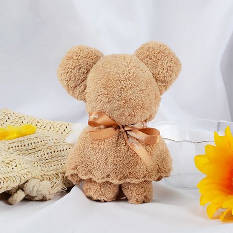 Serviette ours en peluche, cadeau pour les mains, activités de vacances, ouverture de petits cadeaux, cadeaux pratiques de remise de diplômes (1/5)