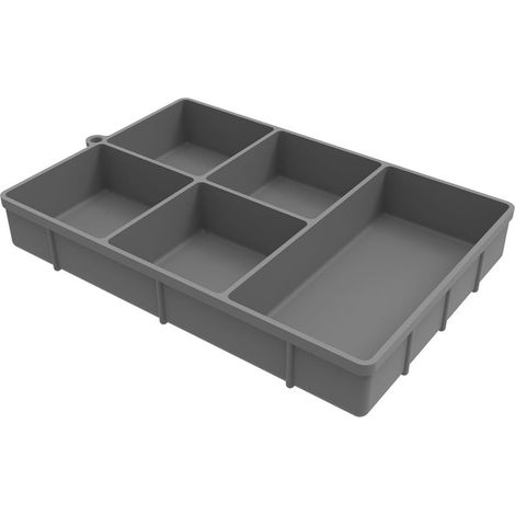Assiette à repas, récipient à collation 5 compartiments (1/5)
