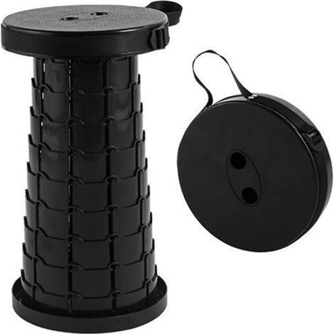 Tabouret télescopique portable, tabouret rétractable pour camping, jardin, pêche, randonnée, voyage, barbecue, siège rétractable pour la pêche, tabouret de marche pour personnes âgées (1/5)