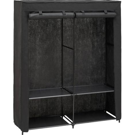 Armadio dressy rettangolare 140x165 cm nero - 5five (1/5)