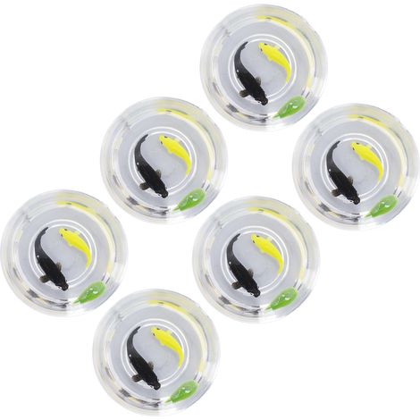 Set mit 10 Aquarien im Maßstab 1:12 für Puppenhäuser, aus Kunstharz, Miniatur-Aquarien für Puppenhäuser, dekorative Accessoires. (1/5)