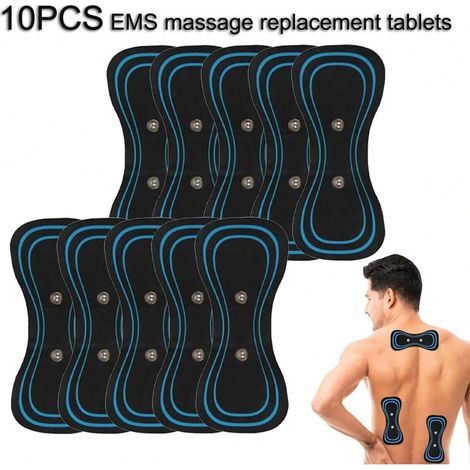 10 Ersatzpads für EMS-Nackenmassagegeräte, Mini-Nacken- und Rückenmassagepads zur Muskelentspannung, selbstklebende Pflaster (1/5)