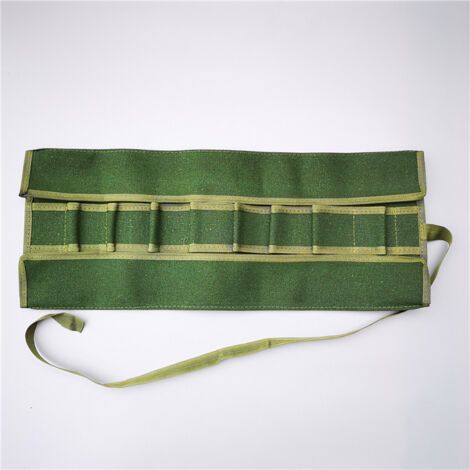 Outils de jardinage en toile, sac de rangement outils de jardinage, 9 poches pour outils de jardinage vert (1/5)